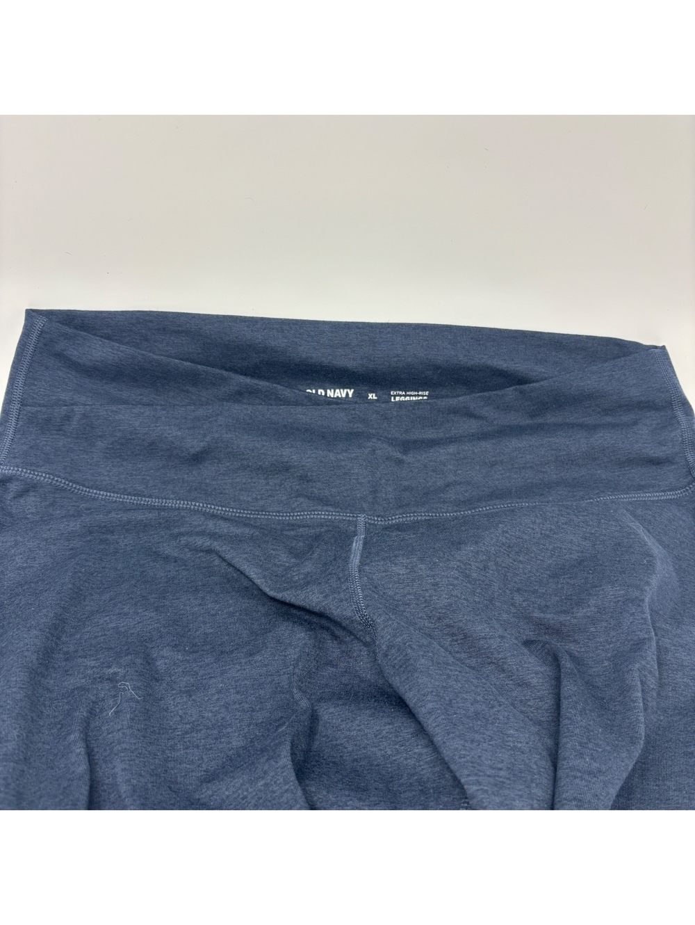 Old Navy Women's Extra High-Waisted CloudComfy 7/8 Blue Leggings Size XL - Picture 7 of 7
